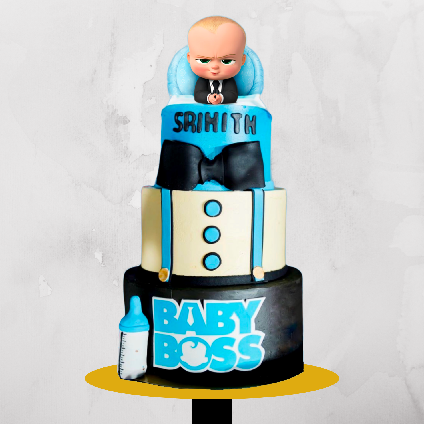 Baby Boss Tuxedo Cake